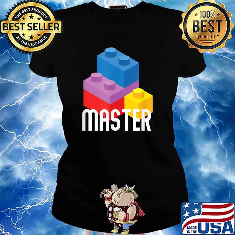 Brick Master Block Letter T-Shirt Ladies tee