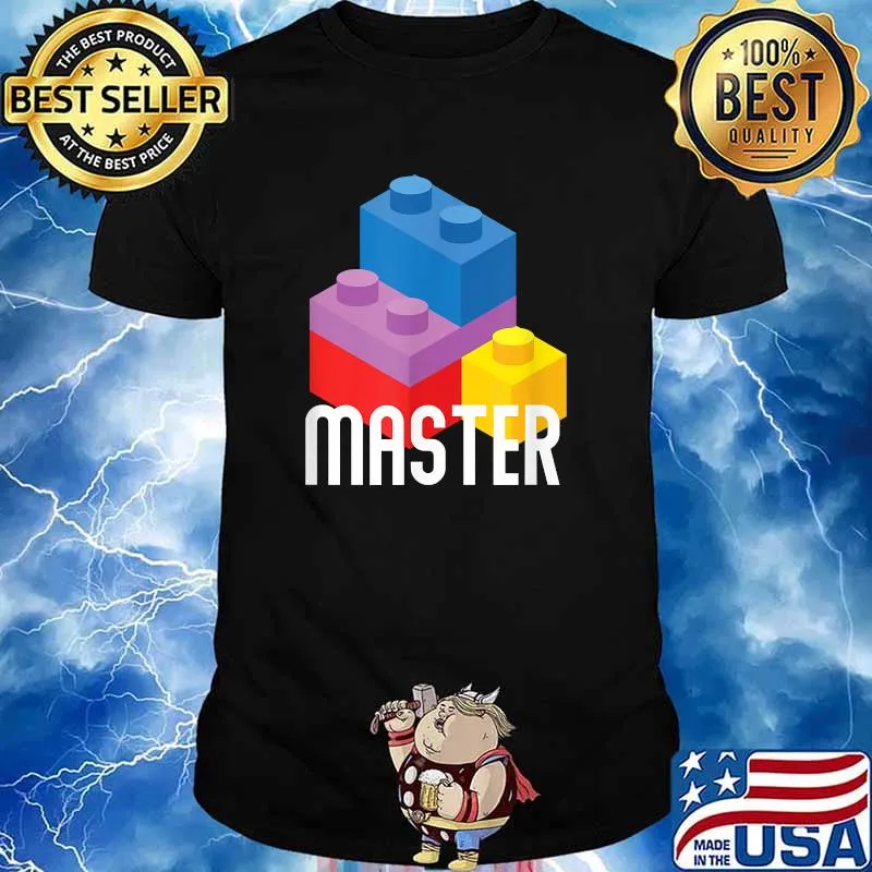 Brick Master Block Letter T-Shirt
