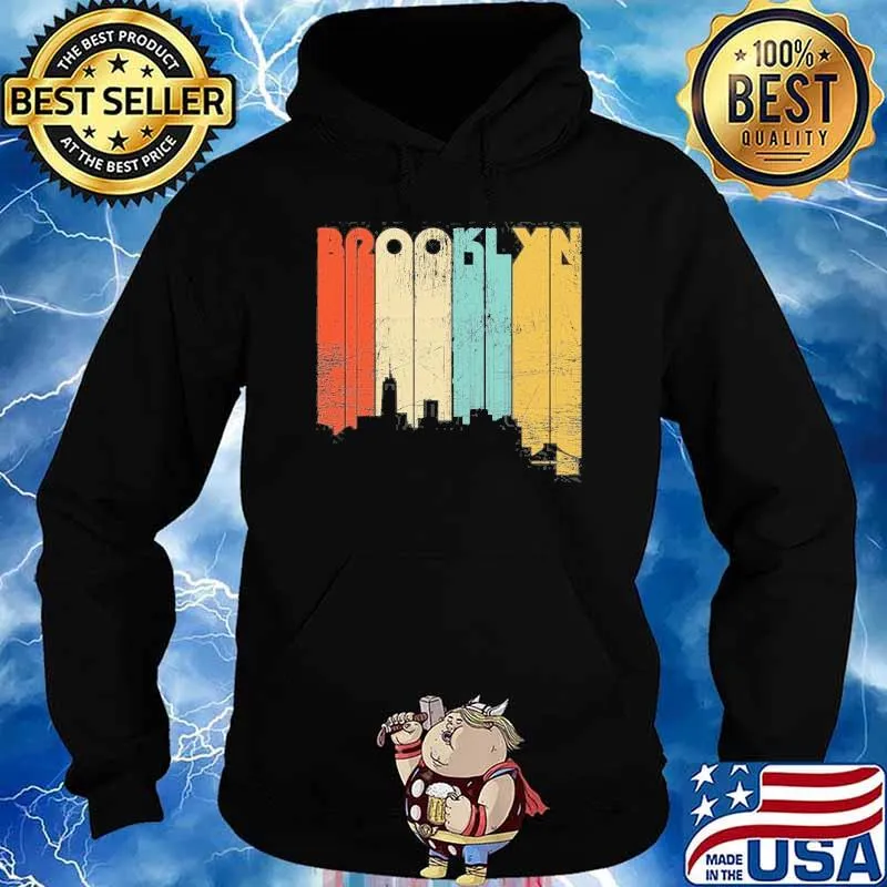 Brooklyn New York City Retro 70S Shirt Hoodie
