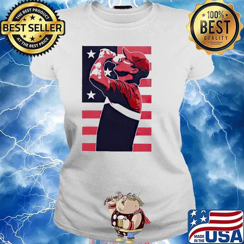 Brooks Koepka drink water American flag T-s Ladies tee
