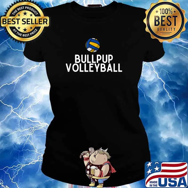 Bullpup Volleyball T-Shirt Ladies tee