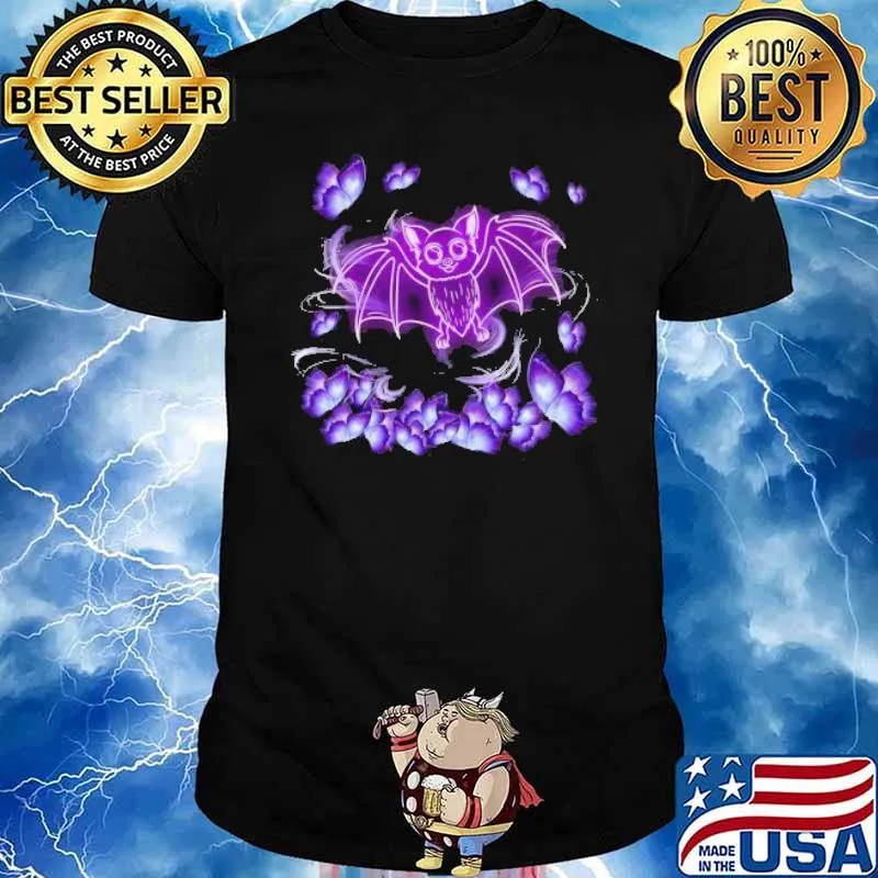 Butterflies Magical Purple Bat Lovers Shirt