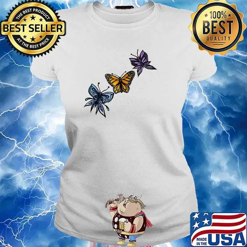 Butterflies s Ladies tee