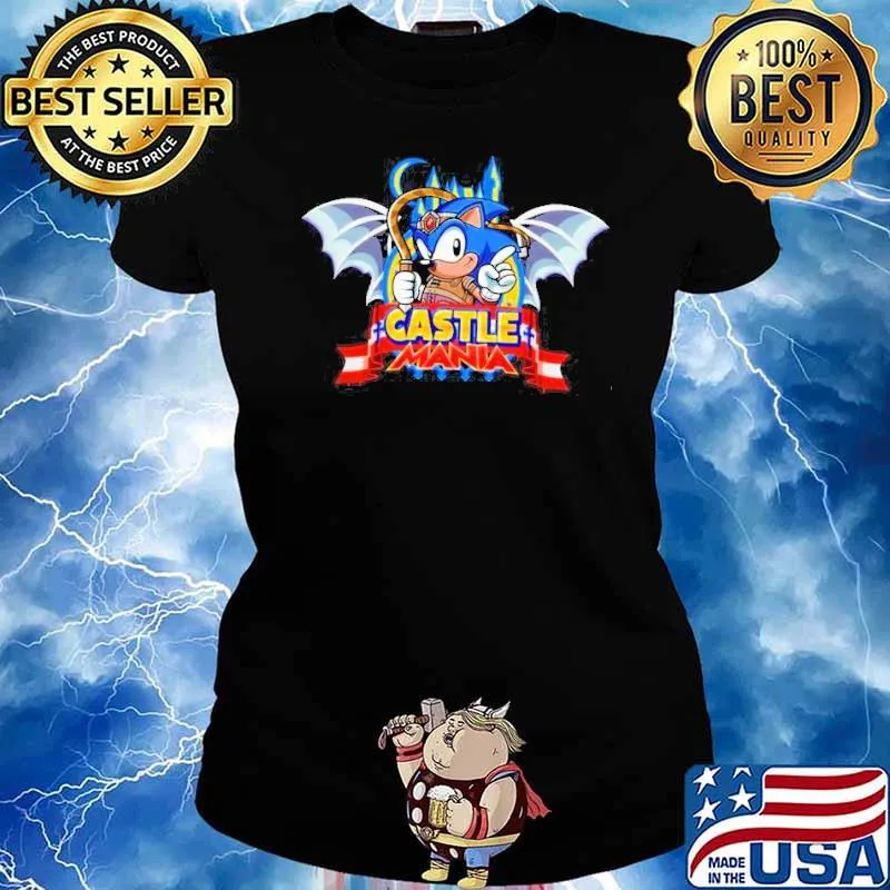 CASTLE MANIA SONIC SHIRT Ladies tee