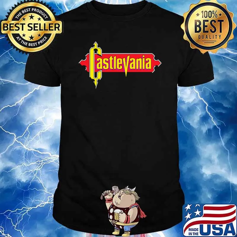 Castlevania yellow logo shirt