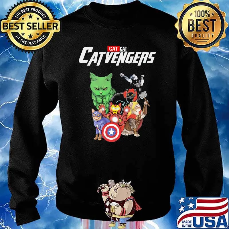 Cat cat catvengers captain american s Sweater