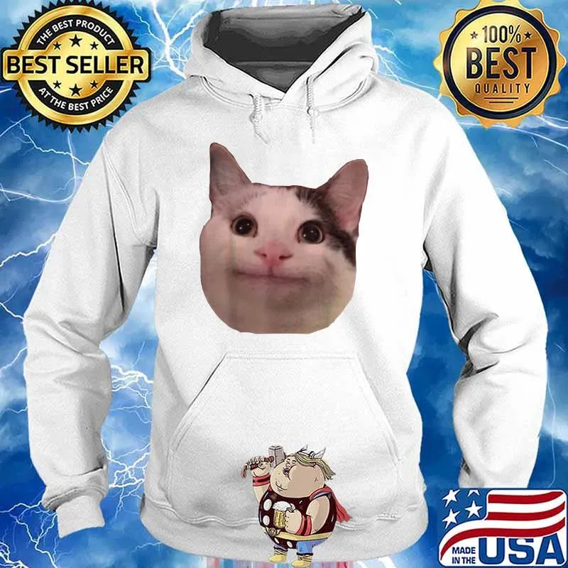 Cat Smiling cat beluga T-Shirt Hoodie