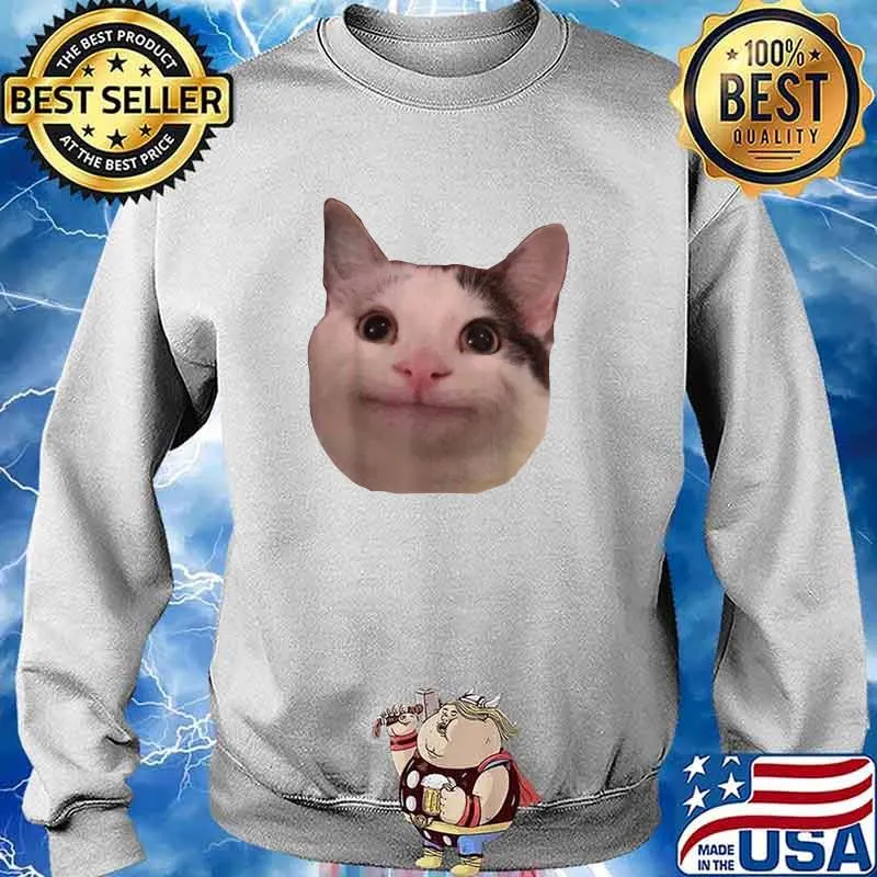 Cat Smiling cat beluga T-Shirt Sweater