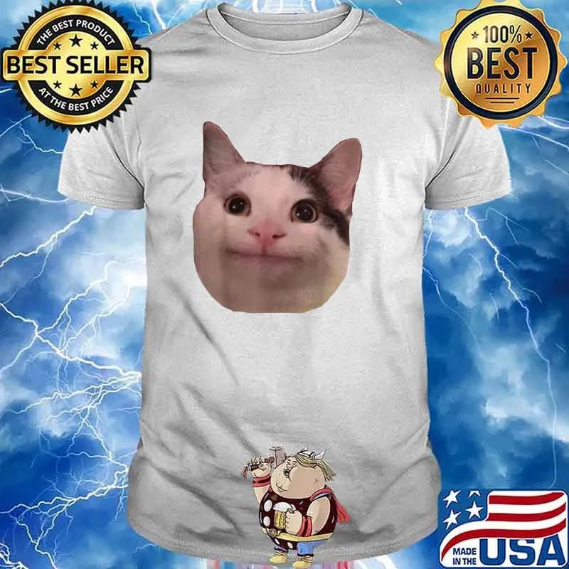 Cat Smiling cat beluga T-Shirt