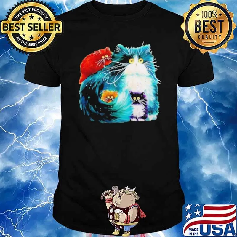 Cats art shirt