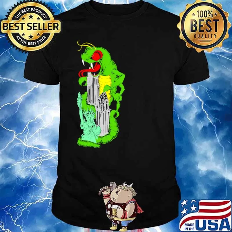 Centipede in big apple shirt