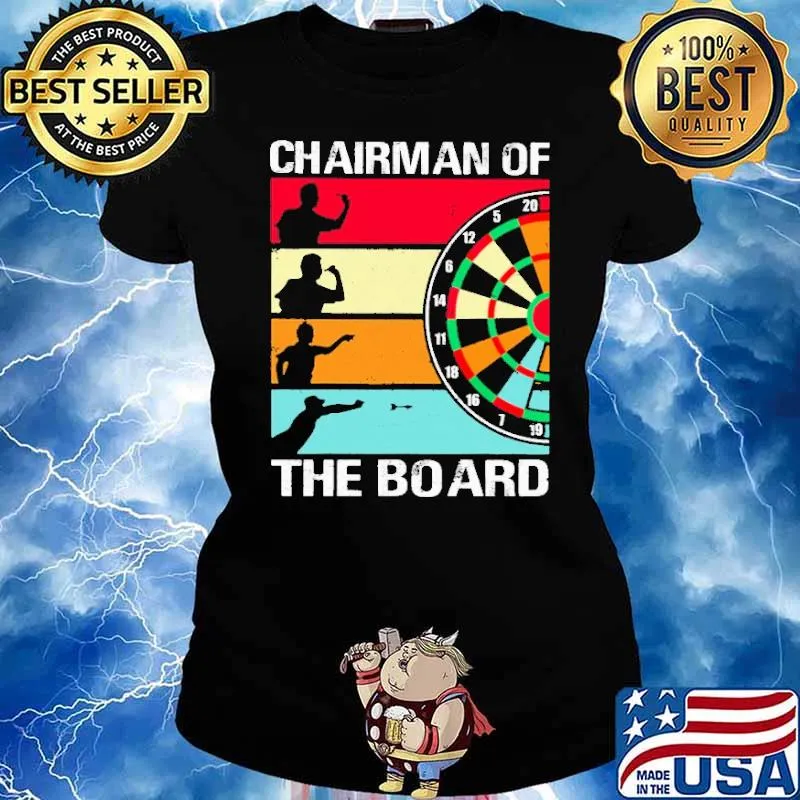 Chairman Of The Board Darts Vintage Shirt Ladies tee