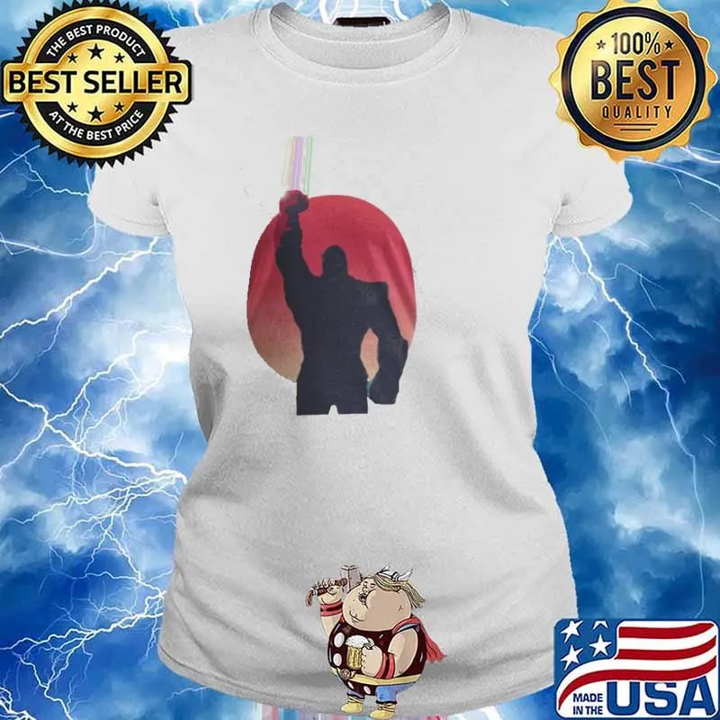 Character Character Marvel Thanos Sunset Shirt Ladies tee