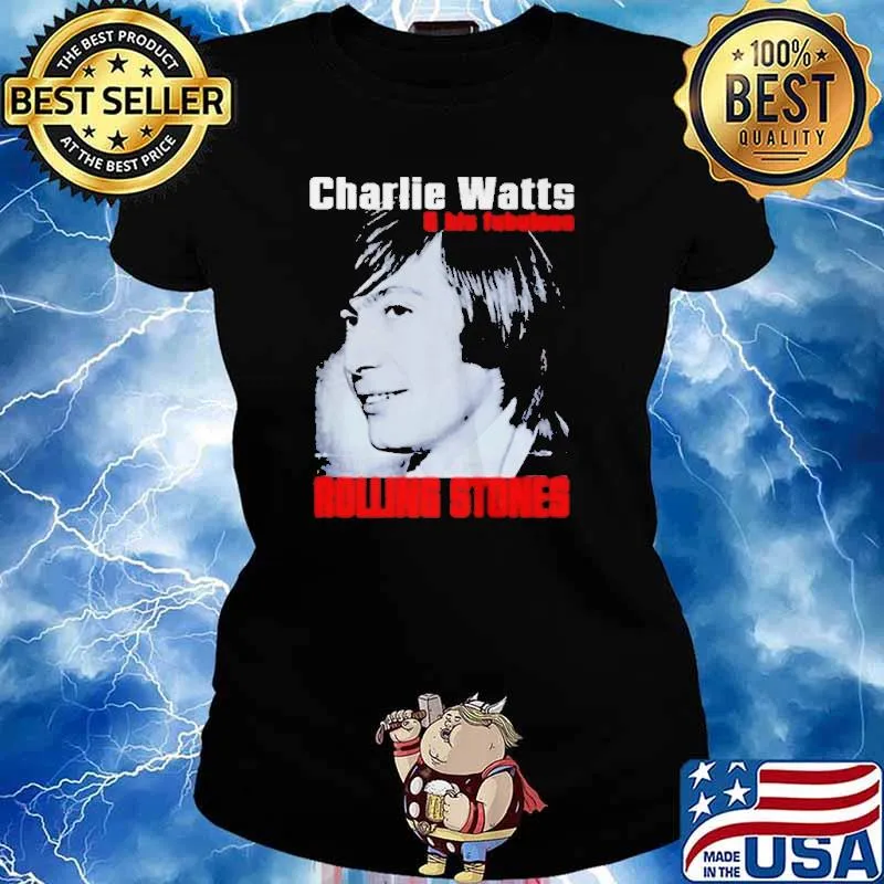 Charlie Watts and his Fabulous Rolling Stones s Ladies tee