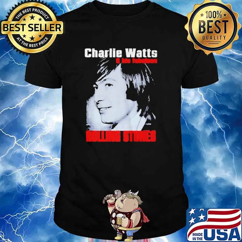Charlie Watts and his Fabulous Rolling Stones shirt
