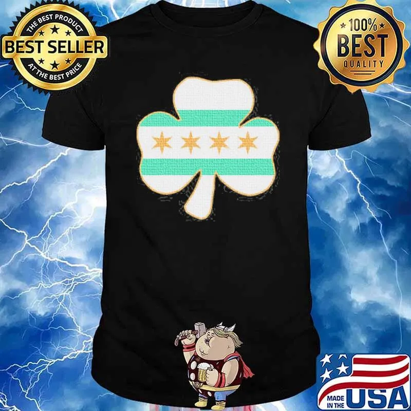 Chicago Irish Flag Shamrock St Patrick’s Day Shirt