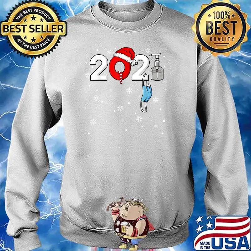 Christmas Santa Claus 2021 Boys Kids Family Xmas T-Shirt Sweater