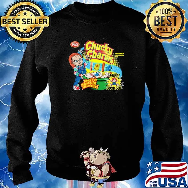 Chucky Charms! They're Magically Malicious Free Good Guy Shirt Sweater