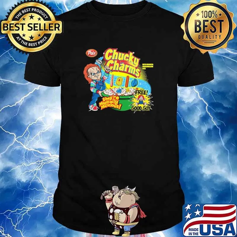 Chucky Charms! They're Magically Malicious Free Good Guy Shirt