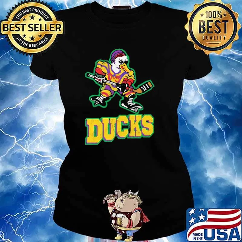 Classic Mighty Ducks Logo Shirt Ladies tee