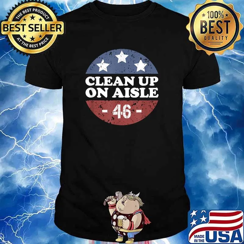 Clean Up On Aisle 46 Impeach Biden Vintage T-Shirt