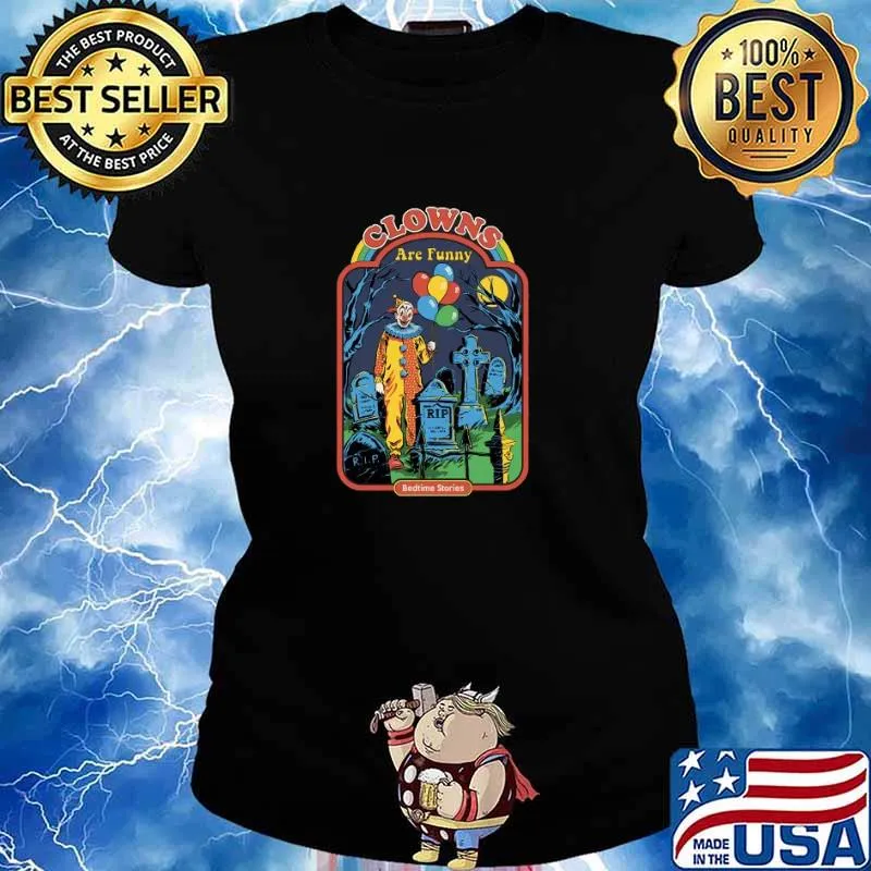 Clowns are Funny Halloween Shirt Ladies tee