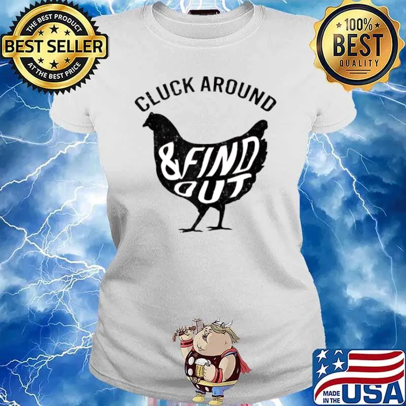 Cluck Around And Find Out Chicken Vintage s Ladies tee