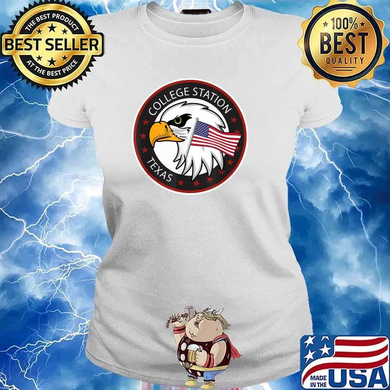 College Station TX Texas T-Shirt Ladies tee