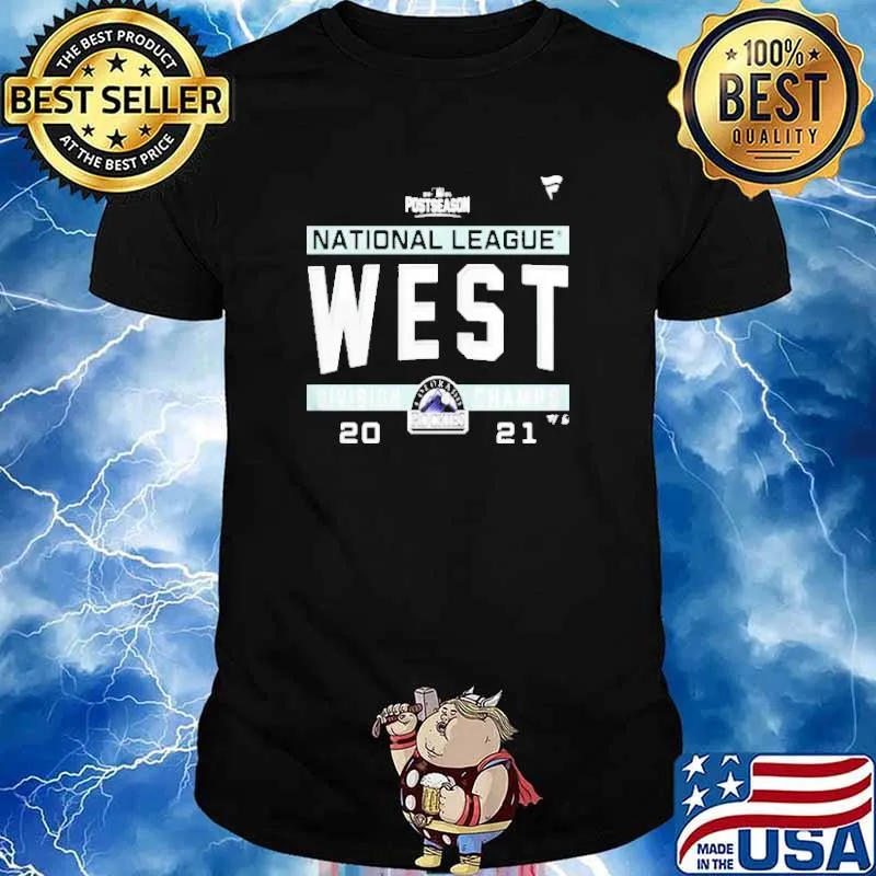 Colorado Rockies National League NL West Division Champions 2021 sport shirt