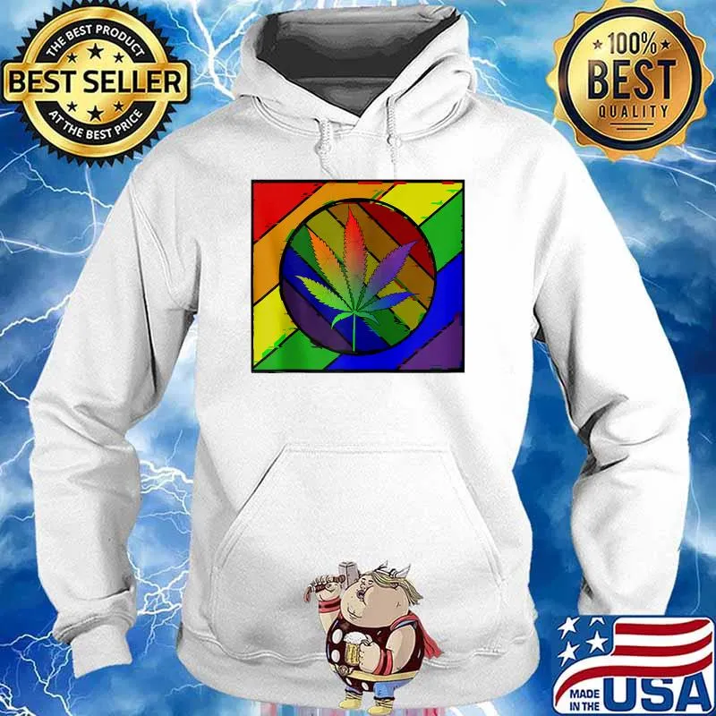 Colorful Cannabis t-Shirt Hoodie