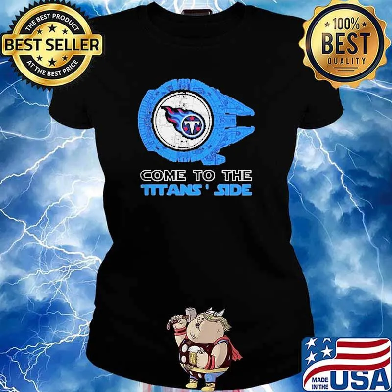 Come to the Tennessee Titans’ Side Star Wars Millennium Falcon s Ladies tee