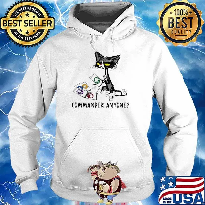 Commander Anyone MTG Cat Shirt Hoodie