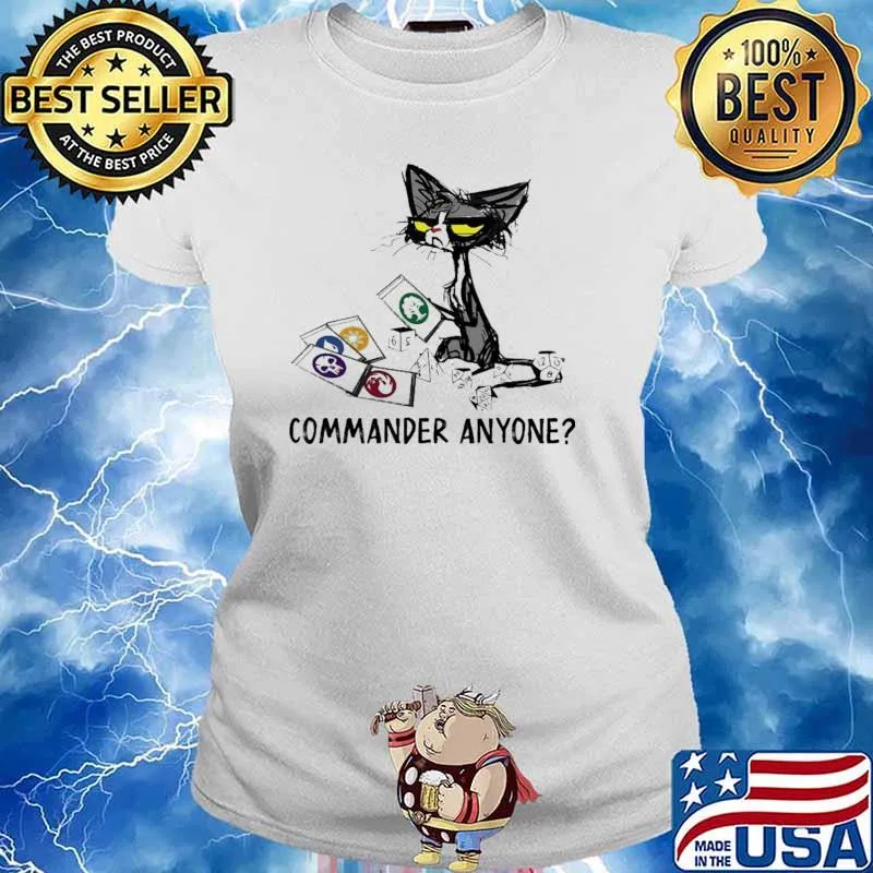 Commander Anyone MTG Cat Shirt Ladies tee