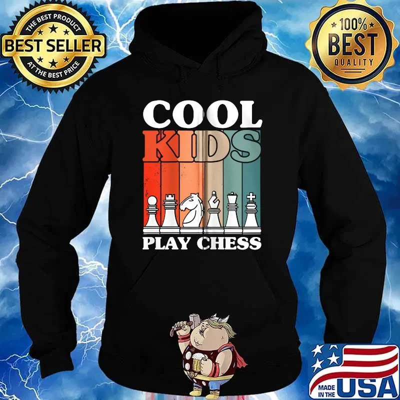 Cool Kids Play Chess Club Vintage T-Shirt Hoodie