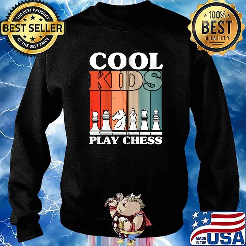 Cool Kids Play Chess Club Vintage T-Shirt Sweater