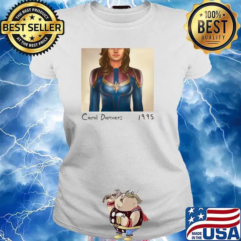 Corol danvers 1995 captain women american s Ladies tee