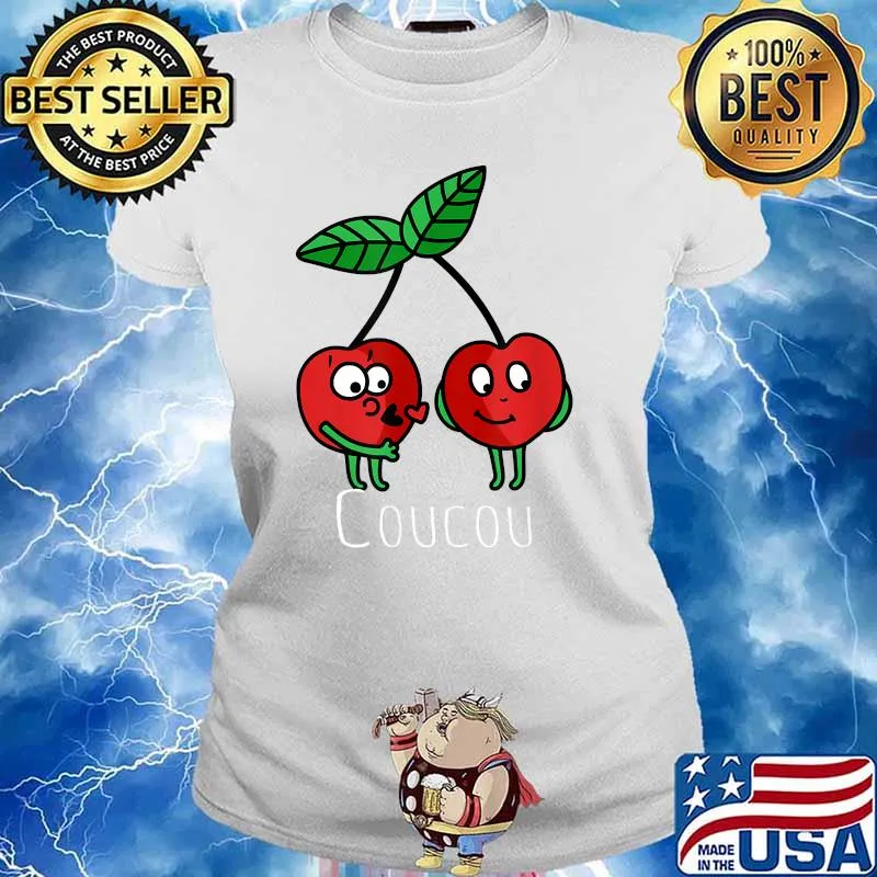 Coucou Cherry Fruit T-Shirt Ladies tee