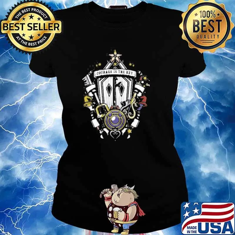 Courage is the key Kingdom and hearts s Ladies tee
