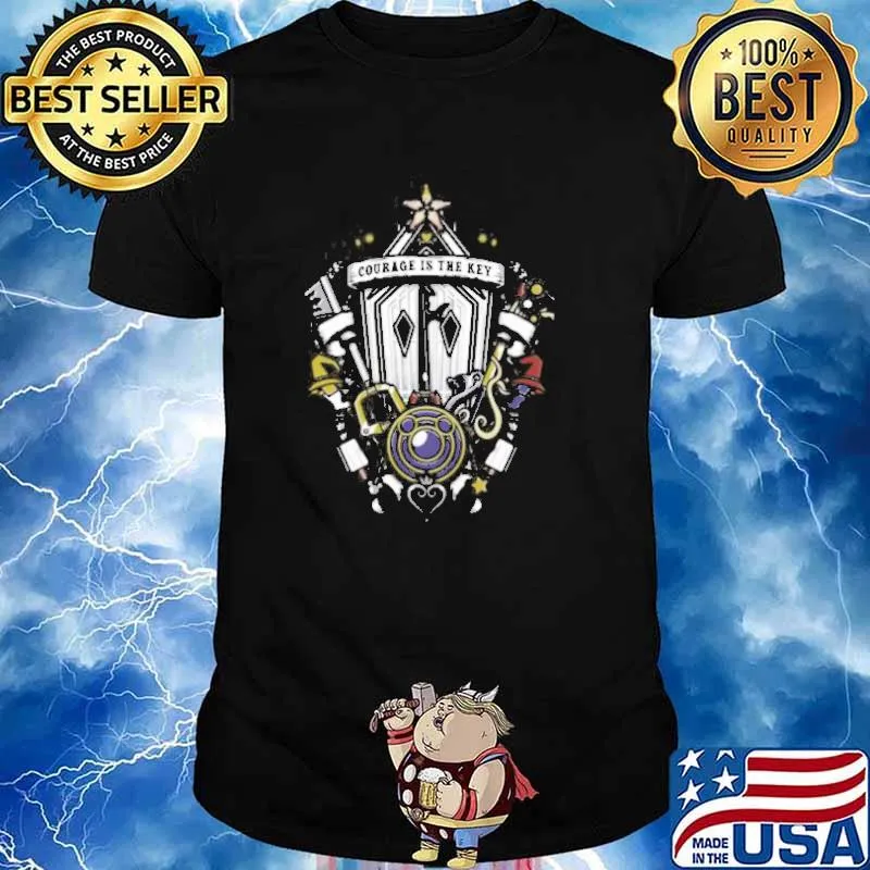 Courage is the key Kingdom and hearts shirt