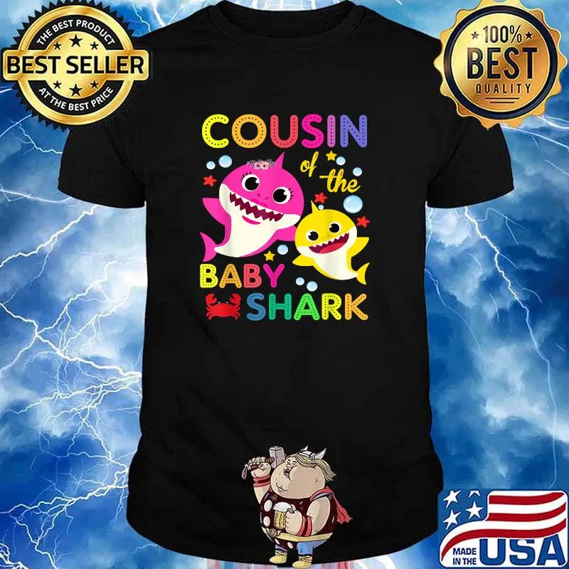 Cousin Of The Baby Shark Birthday T-Shirt