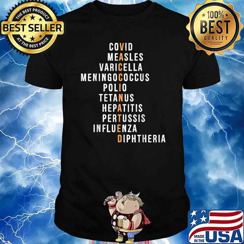 Covid Measles Varicella Vaccinated T-Shirt