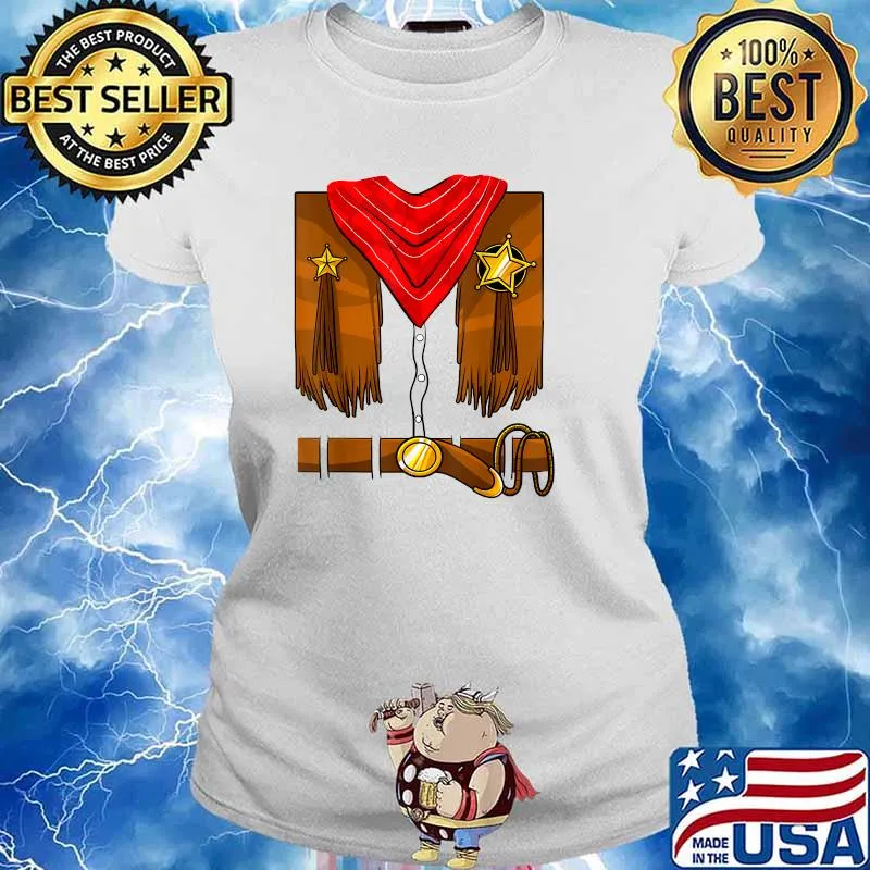 Cowboy Halloween Toddler T-Shirt Ladies tee