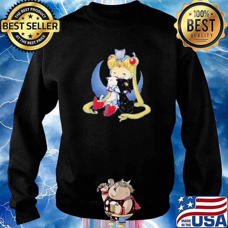 Crazy moon cat lady miniature mayhem s Sweater
