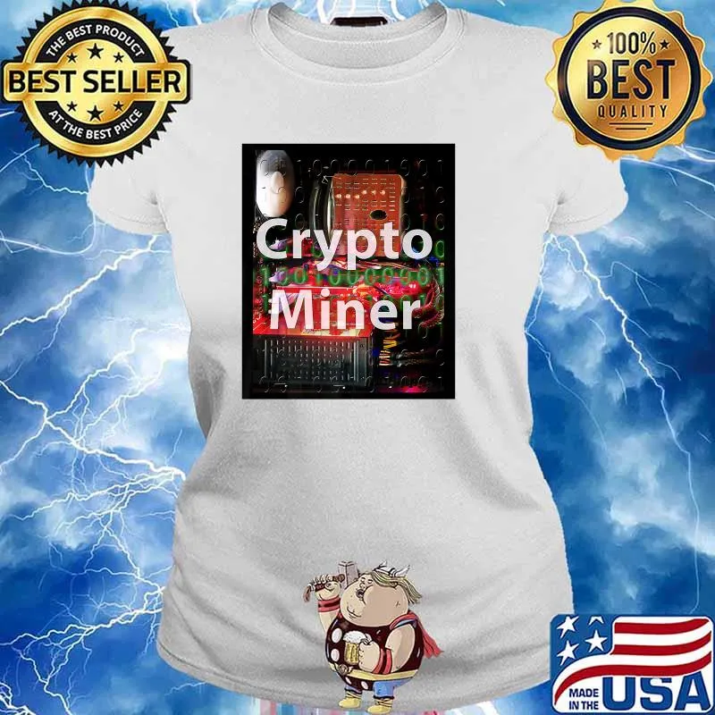 Crypto Miner Computer T-Shirt Ladies tee