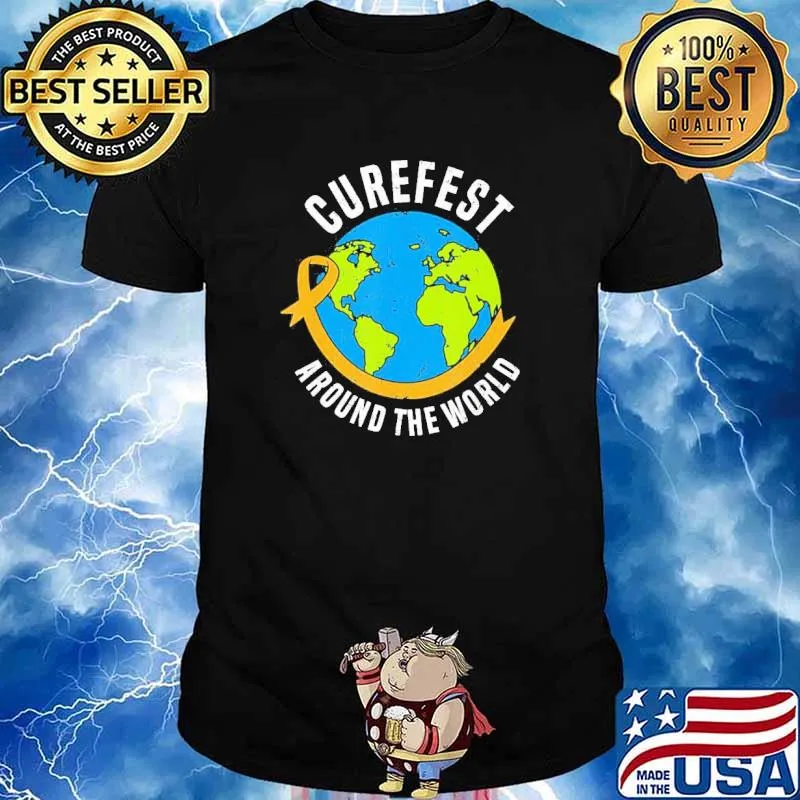 CureFest Around the World Globe Shirt