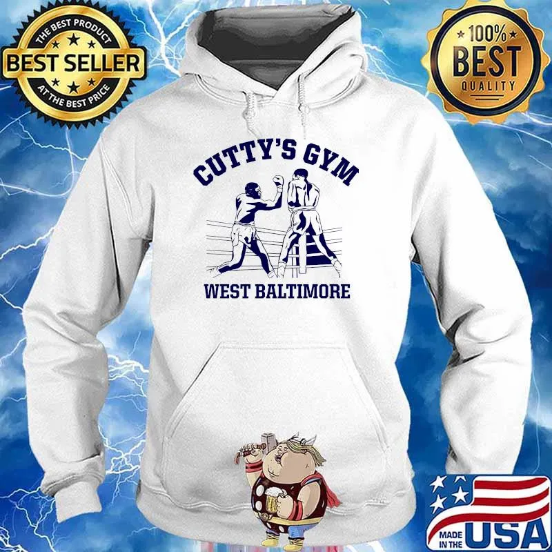 Cuttys Gym West Baltimore T-Shirt Hoodie