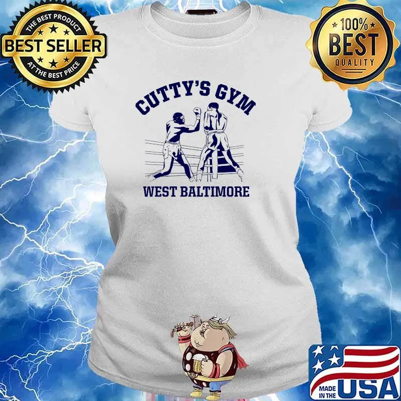 Cuttys Gym West Baltimore T-Shirt Ladies tee