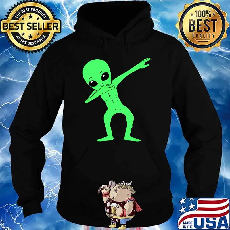 Dabbing Alien Halloween Costume Dab T-Shirt Hoodie