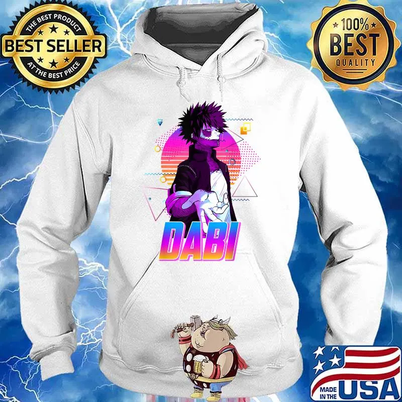 Dabi Retro Style T-Shirt Hoodie