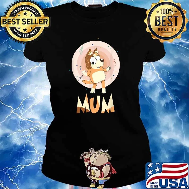 Dad Mom Moon T-Shirt Ladies tee